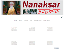 Tablet Screenshot of nanaksar.co.in